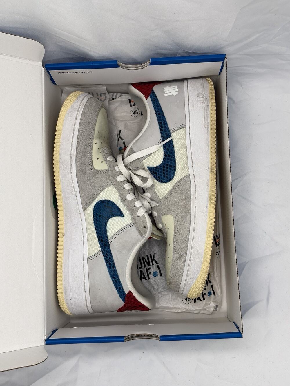 Undefeated Nike Air Force 1 Low White Men's 9.5 DM8461-001